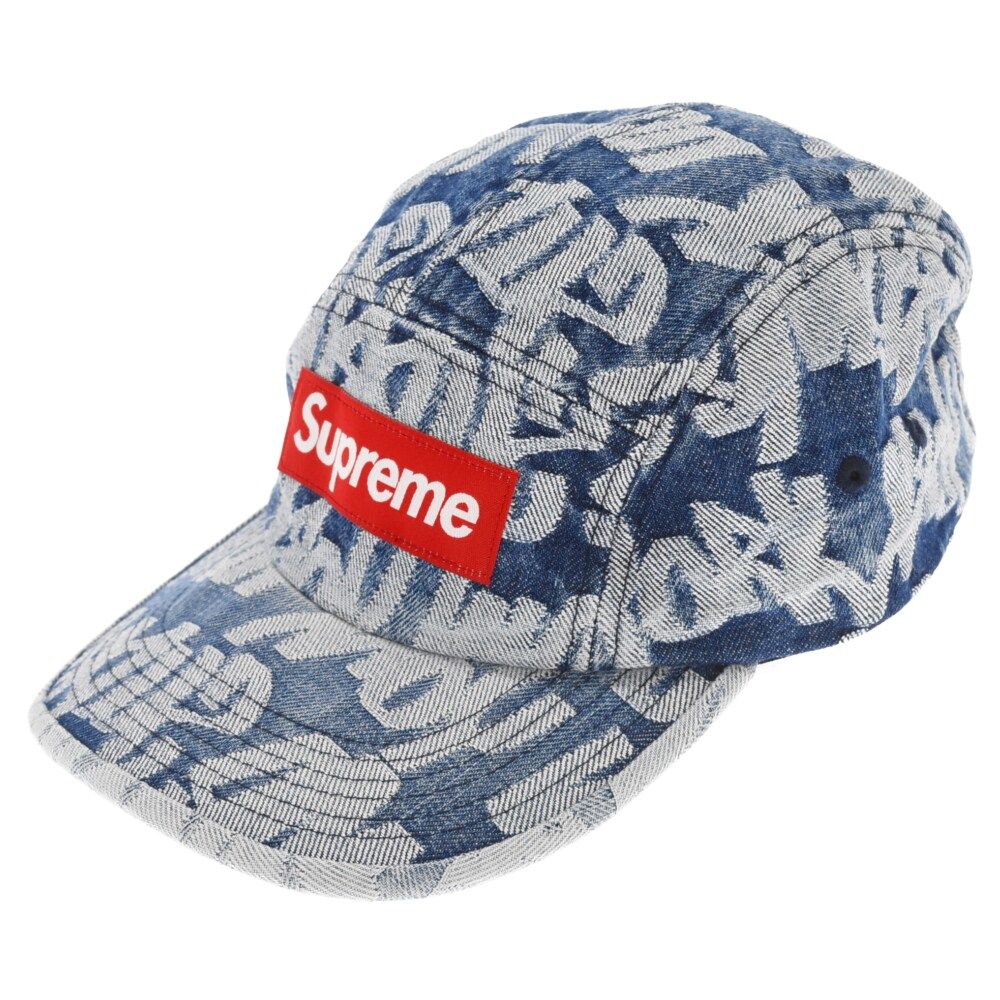 SUPREME シュプリーム 18SS Washed Chino Twill Camp Cap ウォッシュド チノ ツイル キャンプ キャップ 6パネル デニム インディゴ SUPREME (シュプリーム) 18SS Washed Chino Twill Camp Cap ウォッシュ