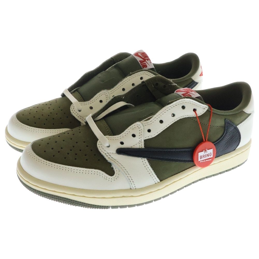 NIKE (ナイキ) ×TRAVIS SCOTT AIR JORDAN 1 LOW OG REVERSE OLIVE 