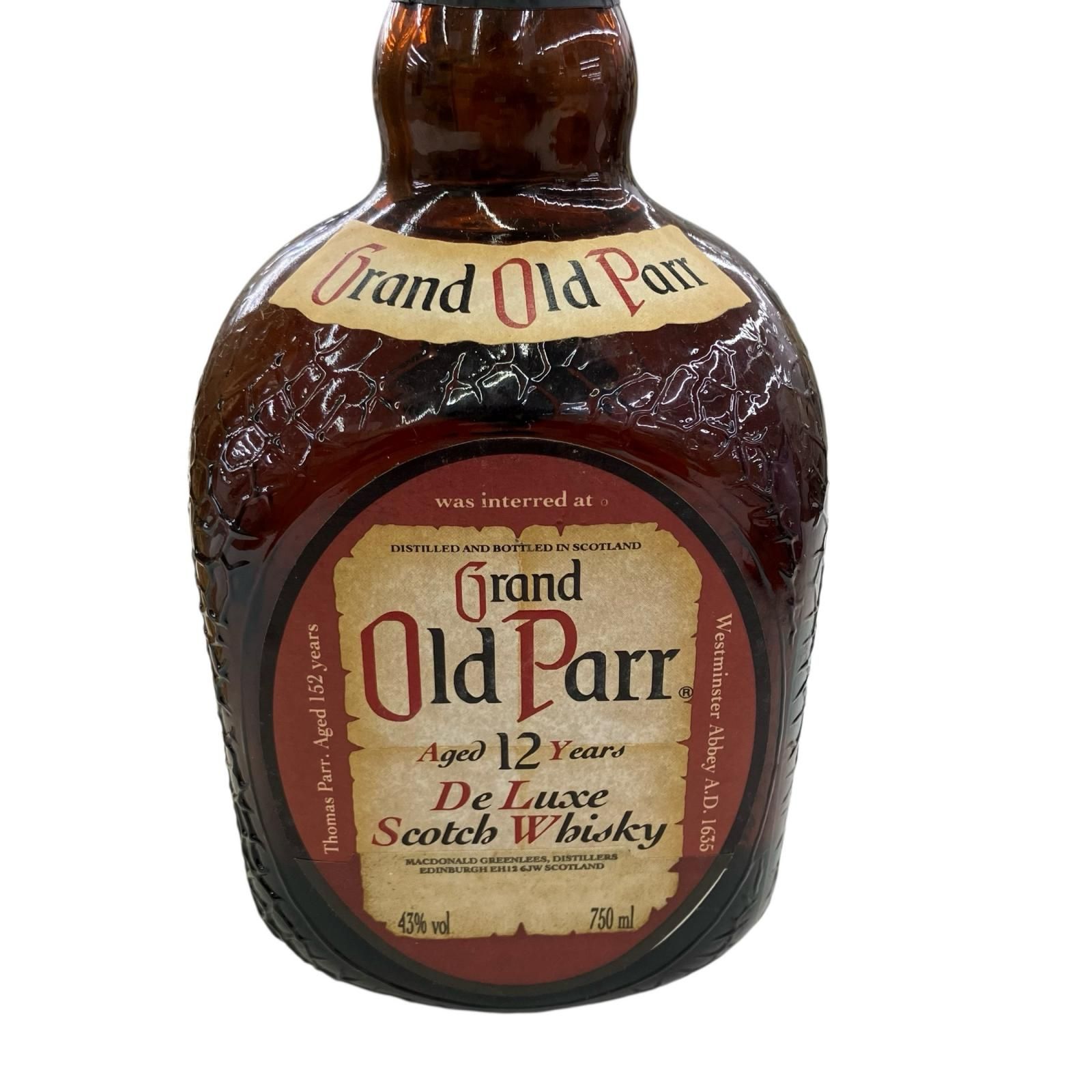 同梱OK商品】GRAND Old Parr グランド オールドパー スコッチ