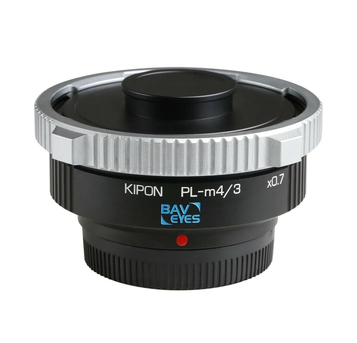 ケース無しで KIPON キポン Baveyes PL-M4|3 0.7X マウントアダプター 対応レンズ PLマウントレンズー対応ボディ マイクロフォーサーズマウント
