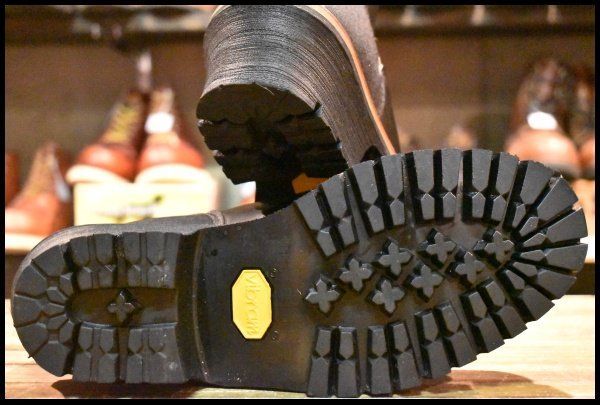 8D 美品 PT91刺繍 98年】レッドウィング 2210 ロガー 黒 ブラック