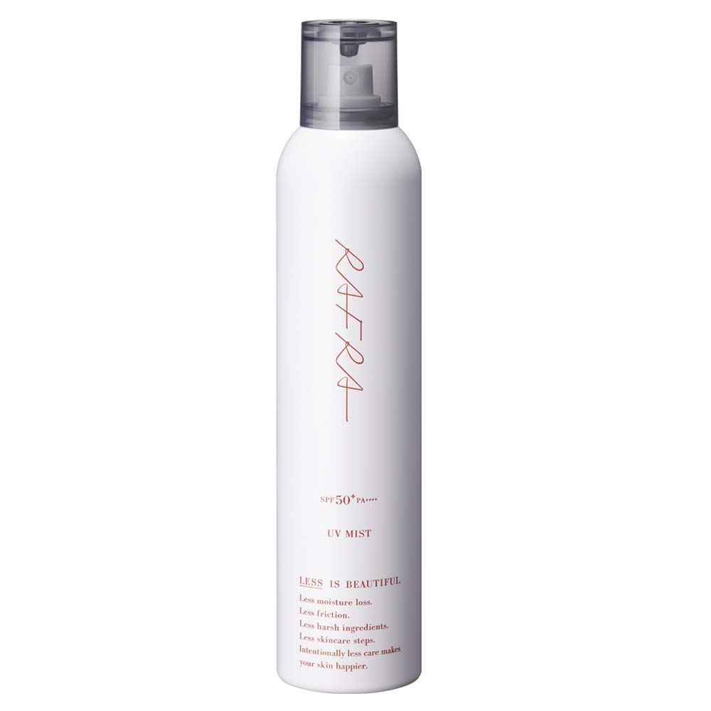 ラフラ 日焼け止めスプレー 大容量 200g UVミスト SPF50+ PA++++ (ロングUVA対応 UVスプレー 顔用 髪用 全身用 ウォータープルーフ 子供) [ノーマルタイプ] [200グラム (x 1)]