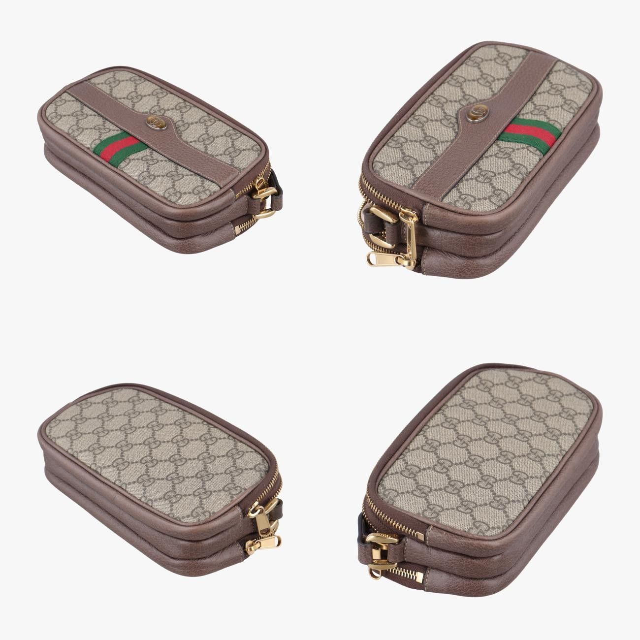 グッチGucciオフィディアブラウンPVCコーティングキャンバス546597