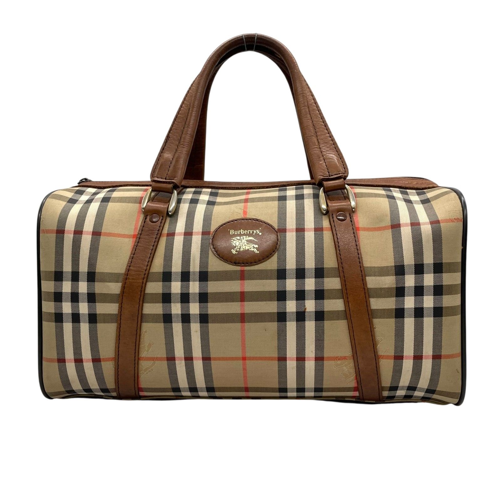 美品 BURBERRY ロゴ金具 ノバチェック ウエストバッグ ベージュ 美品 BURBERRY バーバリー ボストンバッグ ノバチェック