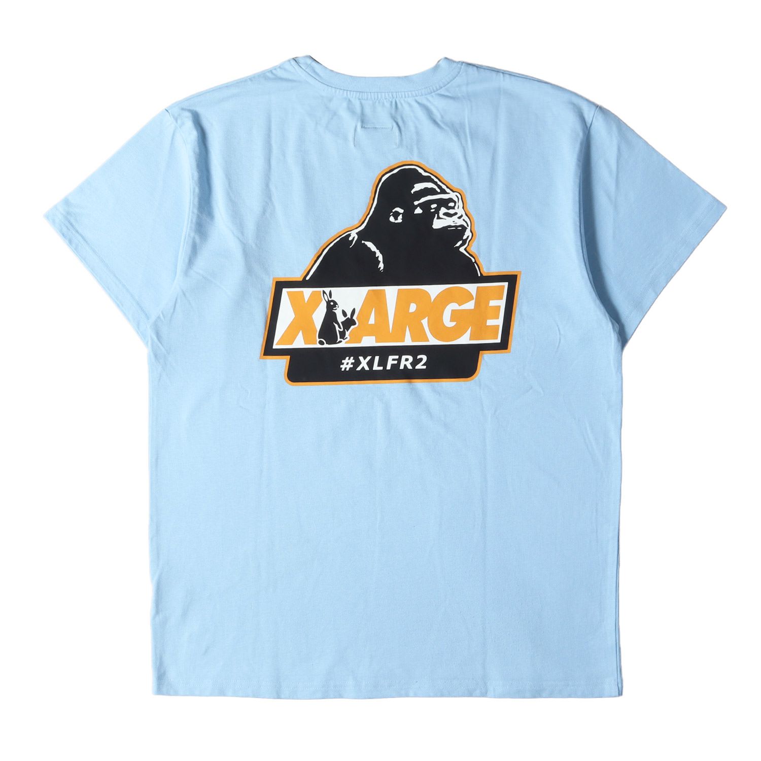 公式 正規品 FR2 エクストララージ コラボ Tシャツ L 青 ブルー