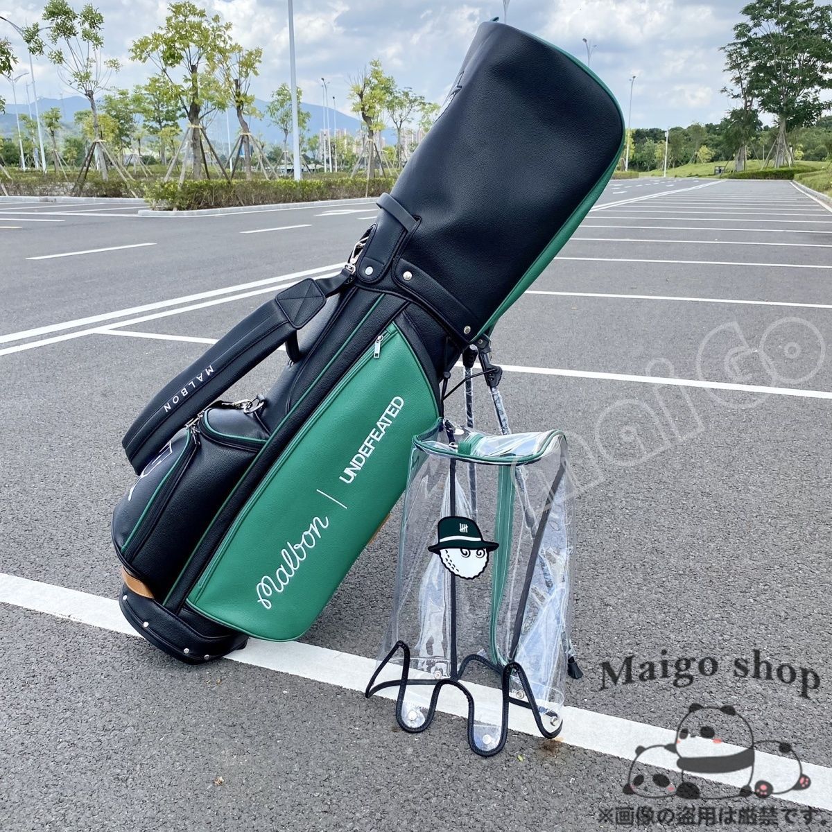マルボンゴルフ バッグ malbon しょっぱく golf キャディバッグ 2色