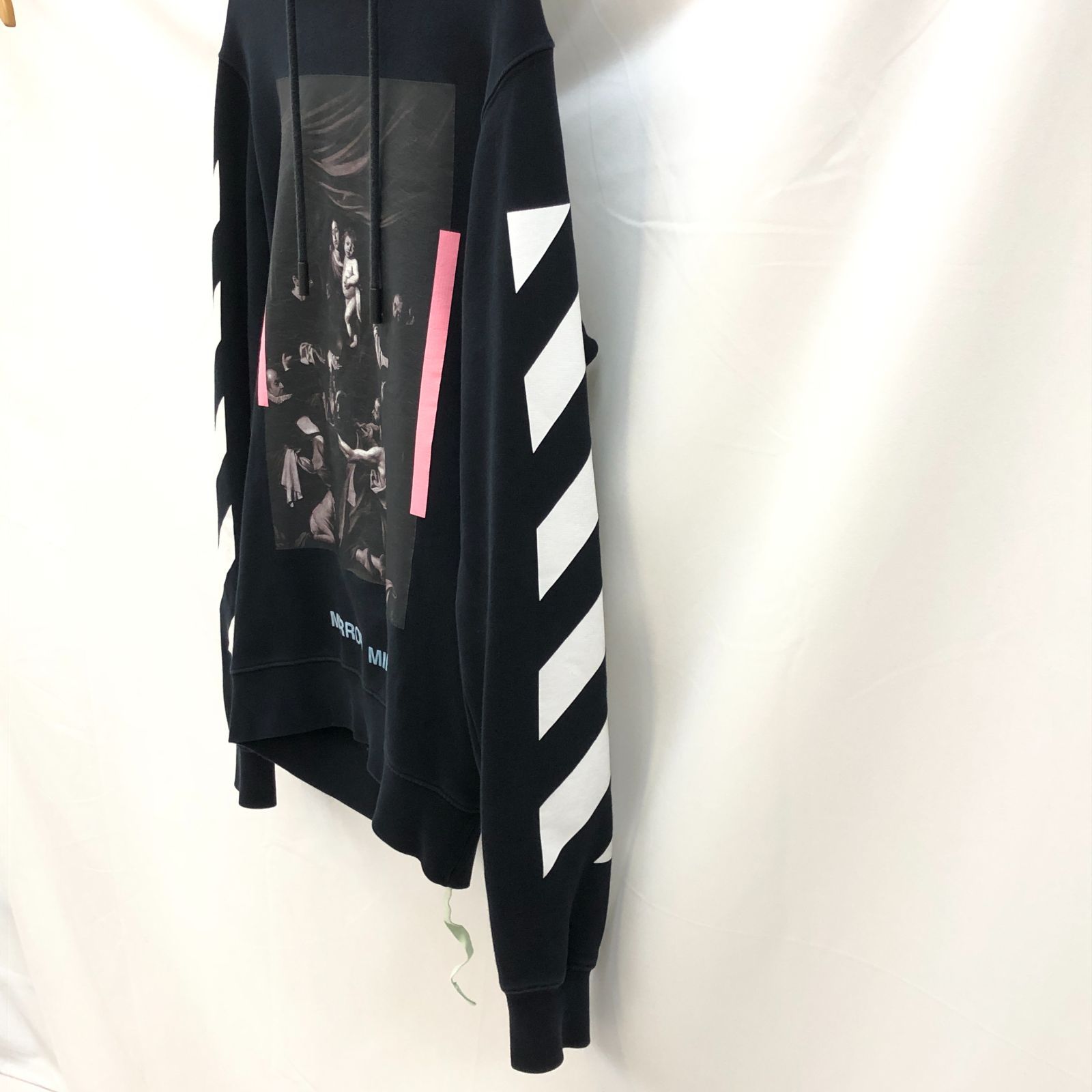 OFF WHITE オフホワイト 17SS DIAG CARAVAGGIO HOODIE カラヴァッジョ 