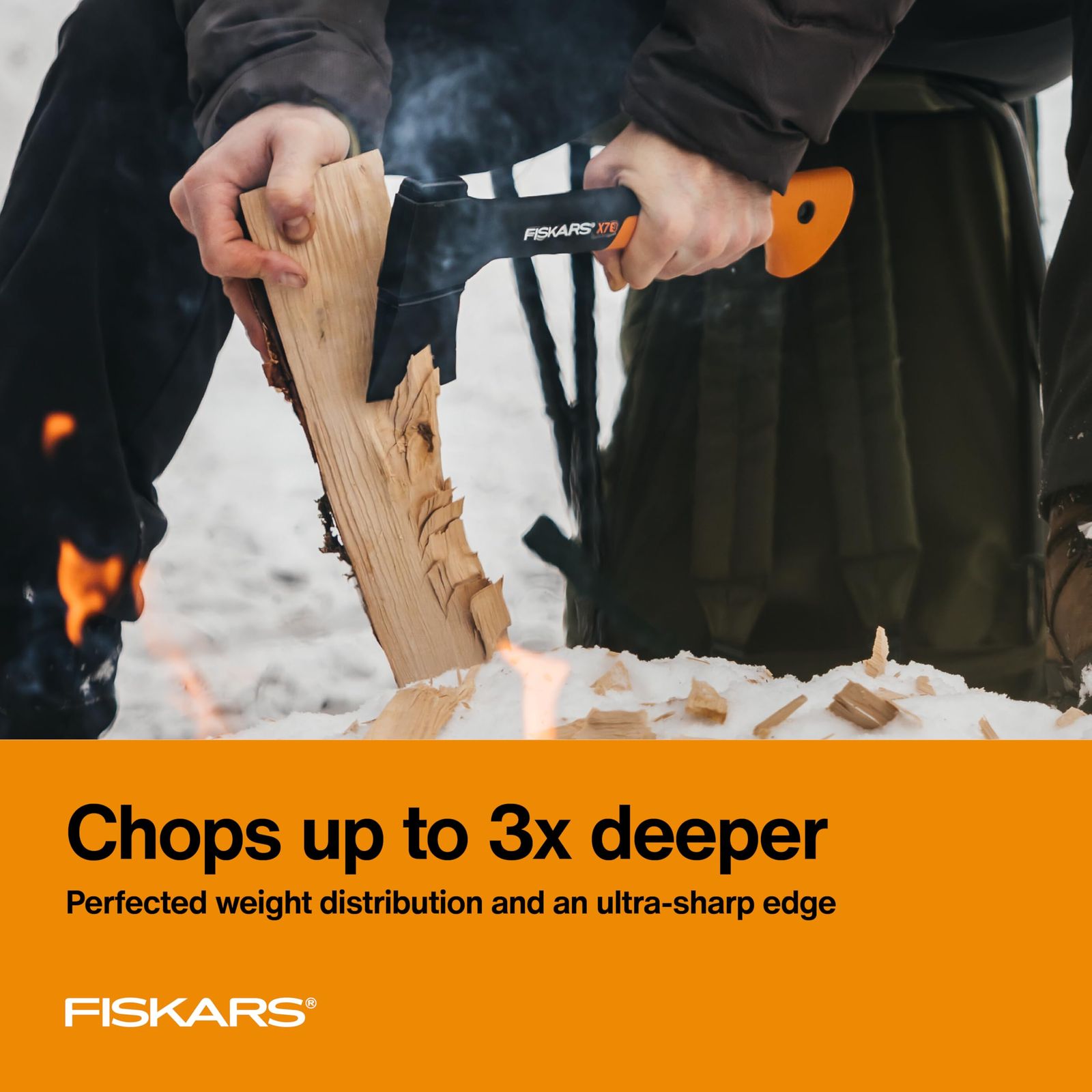 新品 新品 Fiskars フィスカース 薪割り 斧 アックス X7 14Inch 