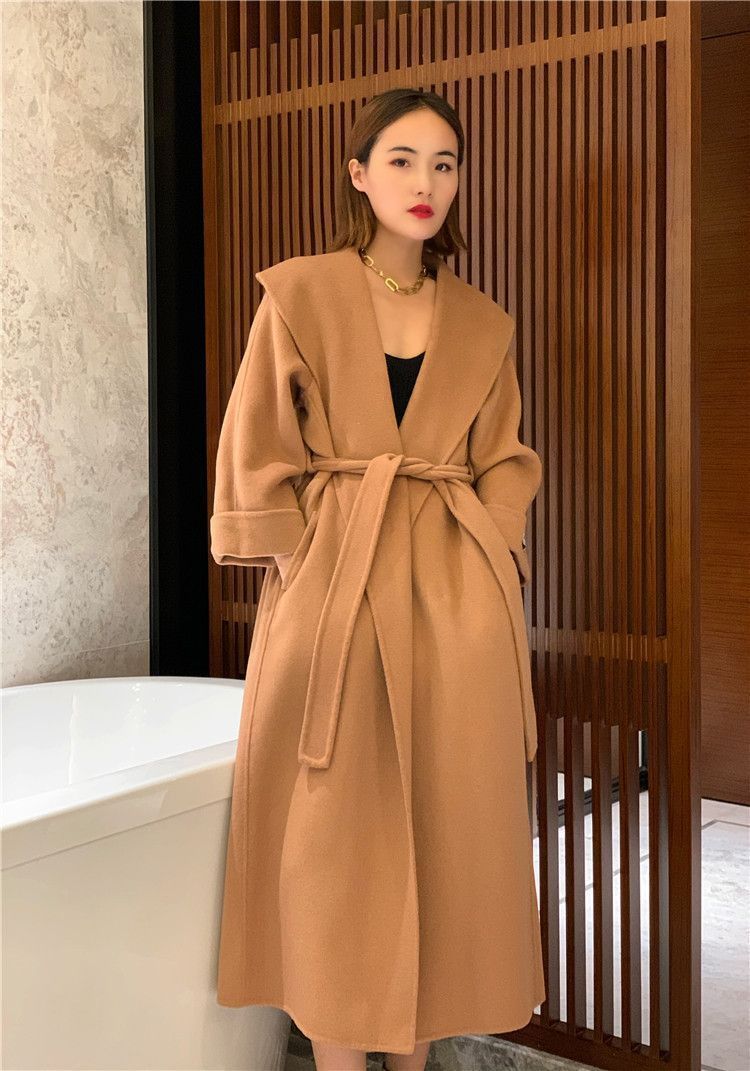 チェスターコート レディース ロングコート ウールコート ジャケット ウール 長袖 ベルト付き コート アウター カジュアル シンプル 体型カバー 春 秋 冬 ゆったり 通勤 通学 結婚式 上品 ビジネス nuanta09 DZ30