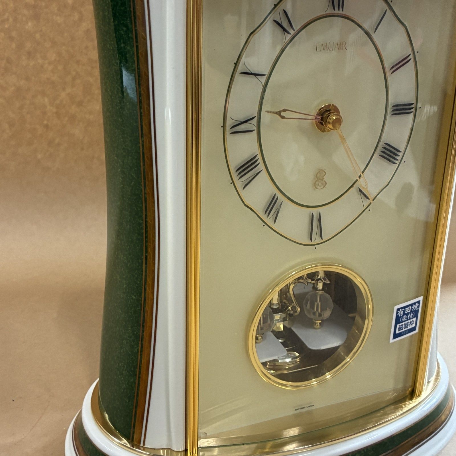 ☆ EMUAIR エミュエールR2 4RH701EJ05 有田焼 メロディー 置時計 4.0kg