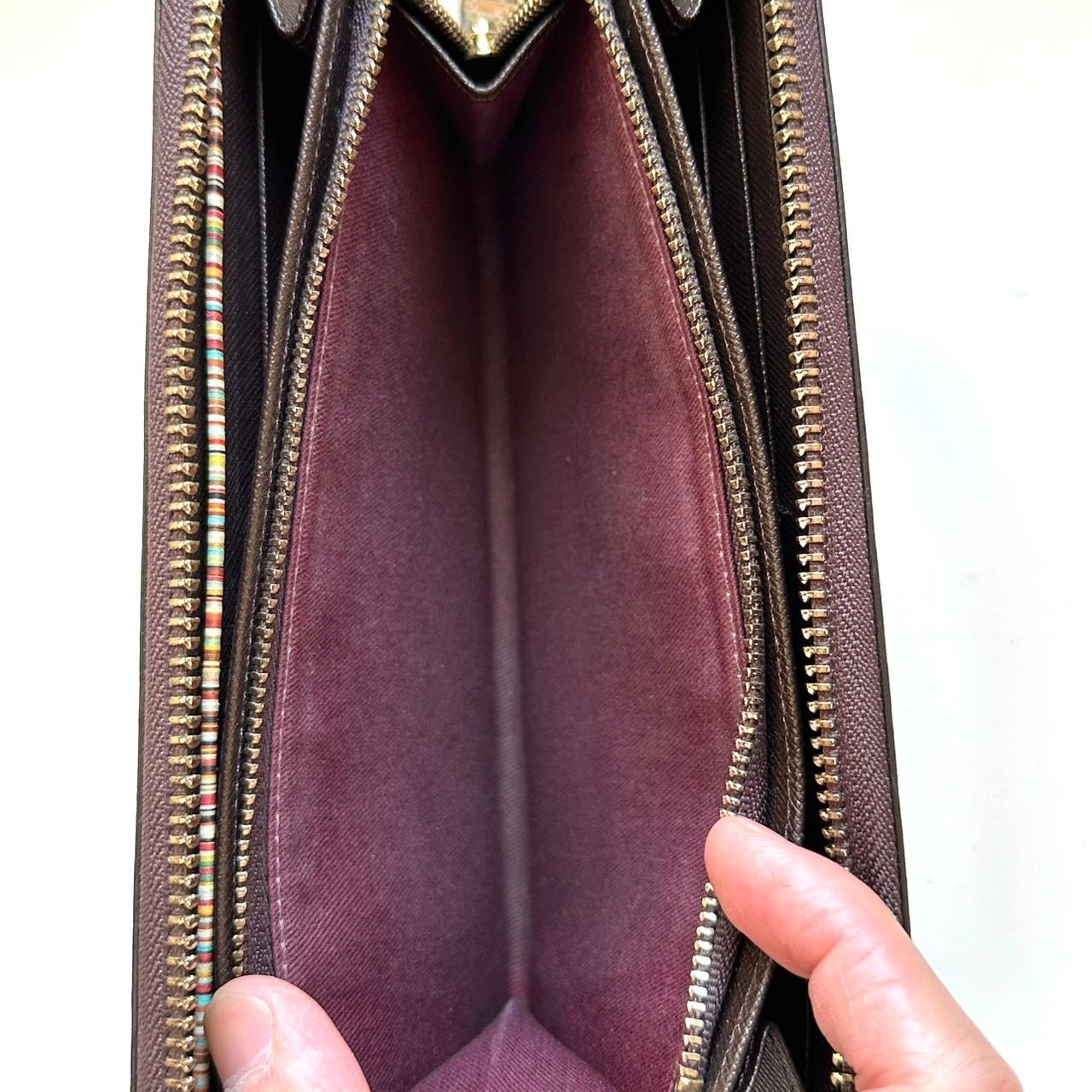 ポールスミス Paul Smith 長財布 ジップストローグレイン2 ダーク 