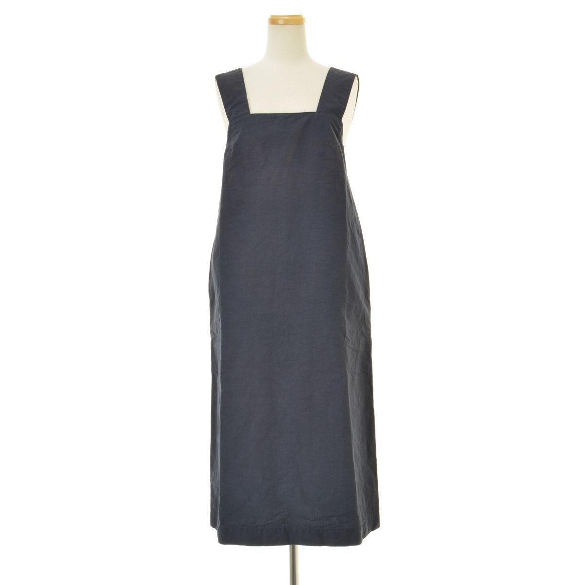 美品✨️マーガレットハウエル コットンシルクノースリーブワンピース フレア MARGARETHOWELL】21SS 578-1156030 COTTON LINEN SILK POPLIN