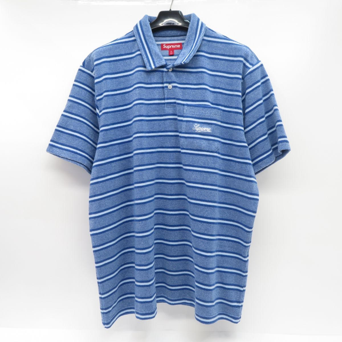 Supreme シュプリーム 24ss Stripe Terry S/S Polo ストライプ