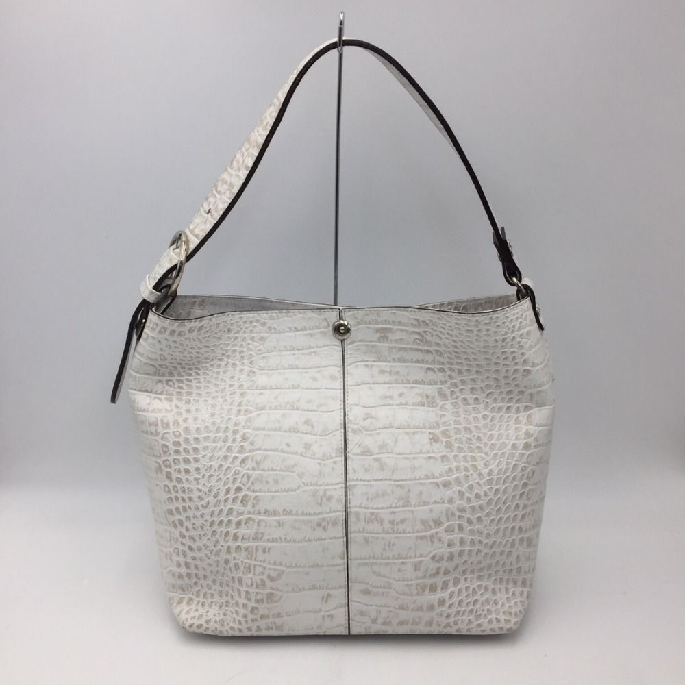 ショルダーバッグ LaDeesse CRESCEND クロコダイル ショルダーバッグ 
