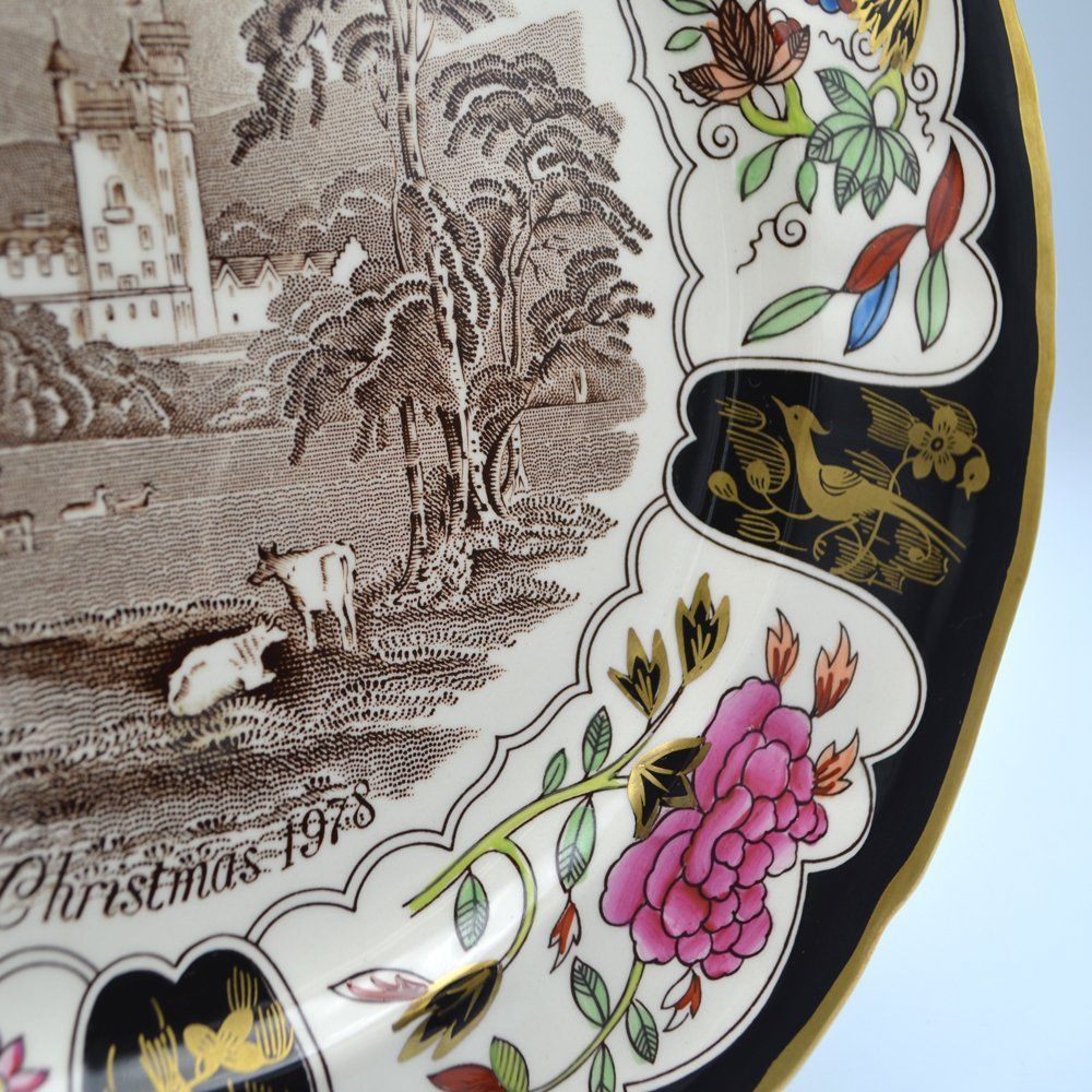 ヴィンテージ 食器 クリスマスプレート 大皿 Mason's メイソンズ