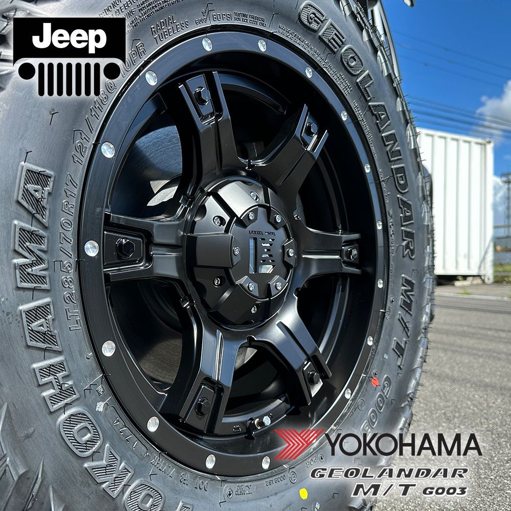 ラングラー JL JK タイヤホイール 17インチ OutLaw YOKOHAMA ジオランダー MT 265/65R17 265/70R17  275/70R17 285/70R17 33x12.50R17 35x12.50R17 37x12.50R17 - メルカリ