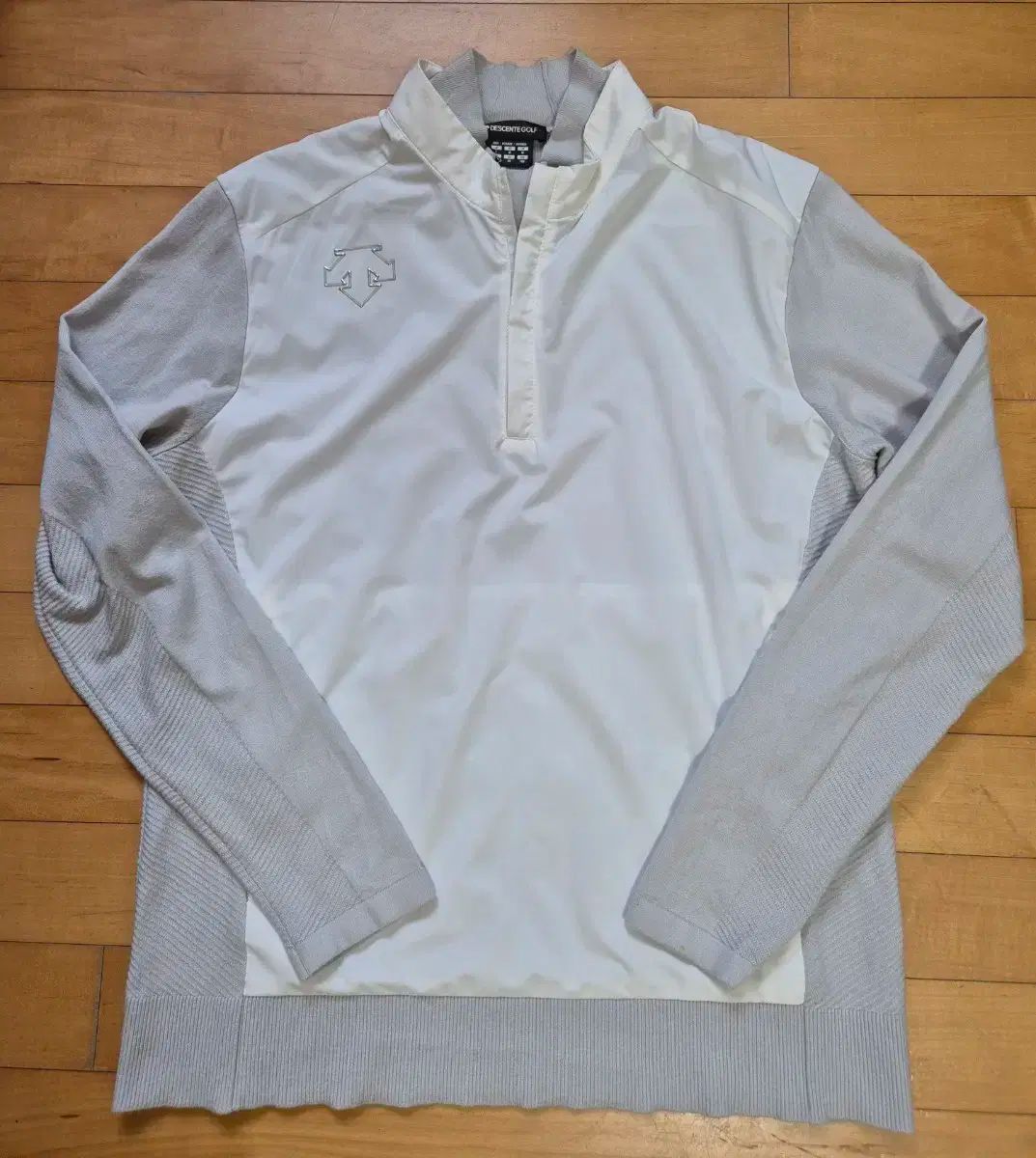 DESCENTE GOLF メンズ 防風 ハーフジップ ニット 100