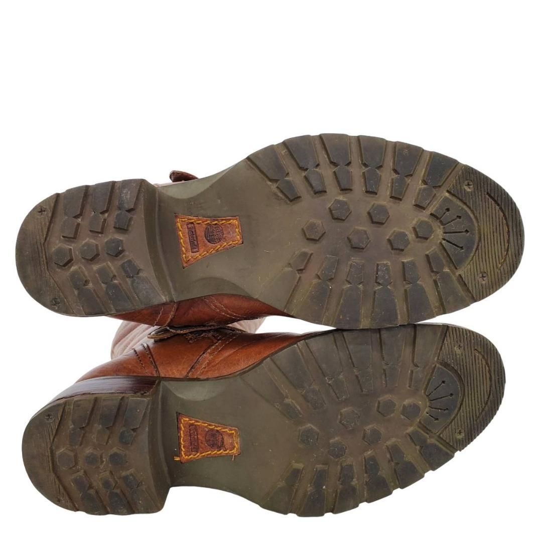 サイドジップ シボ革