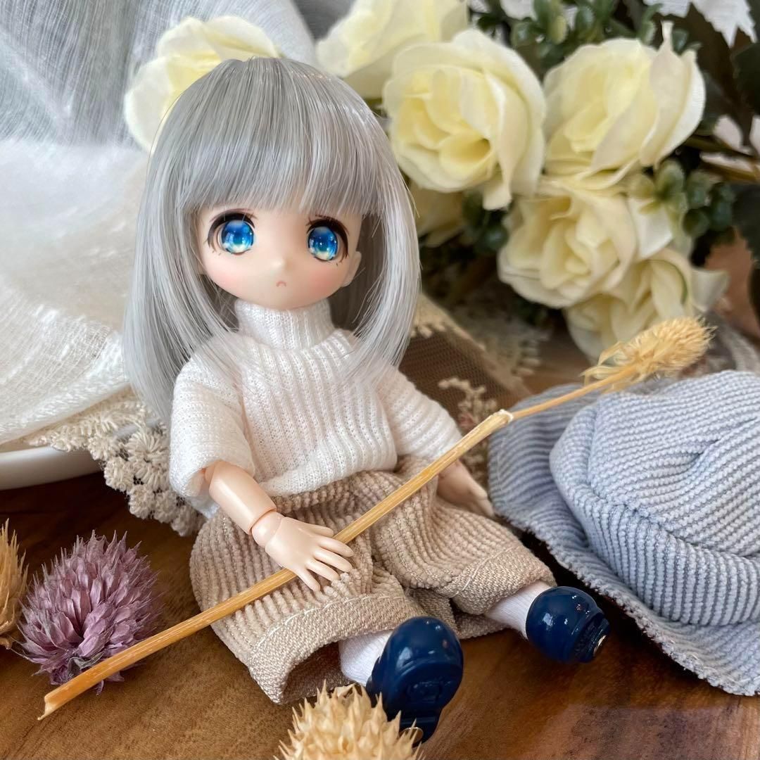 オビツ11 服 帽子 ねんどろいどどーる OB11 秋 セット ドールハウス 着せ替え 人形 衣装 bjd オビツろいど 1/12 サイズ ドール服  ハンドメイド YmY ピコドー9 ピコニーモP あまむす 安い 靴 ウィッグ ねんどろいど ヘッド かわいい