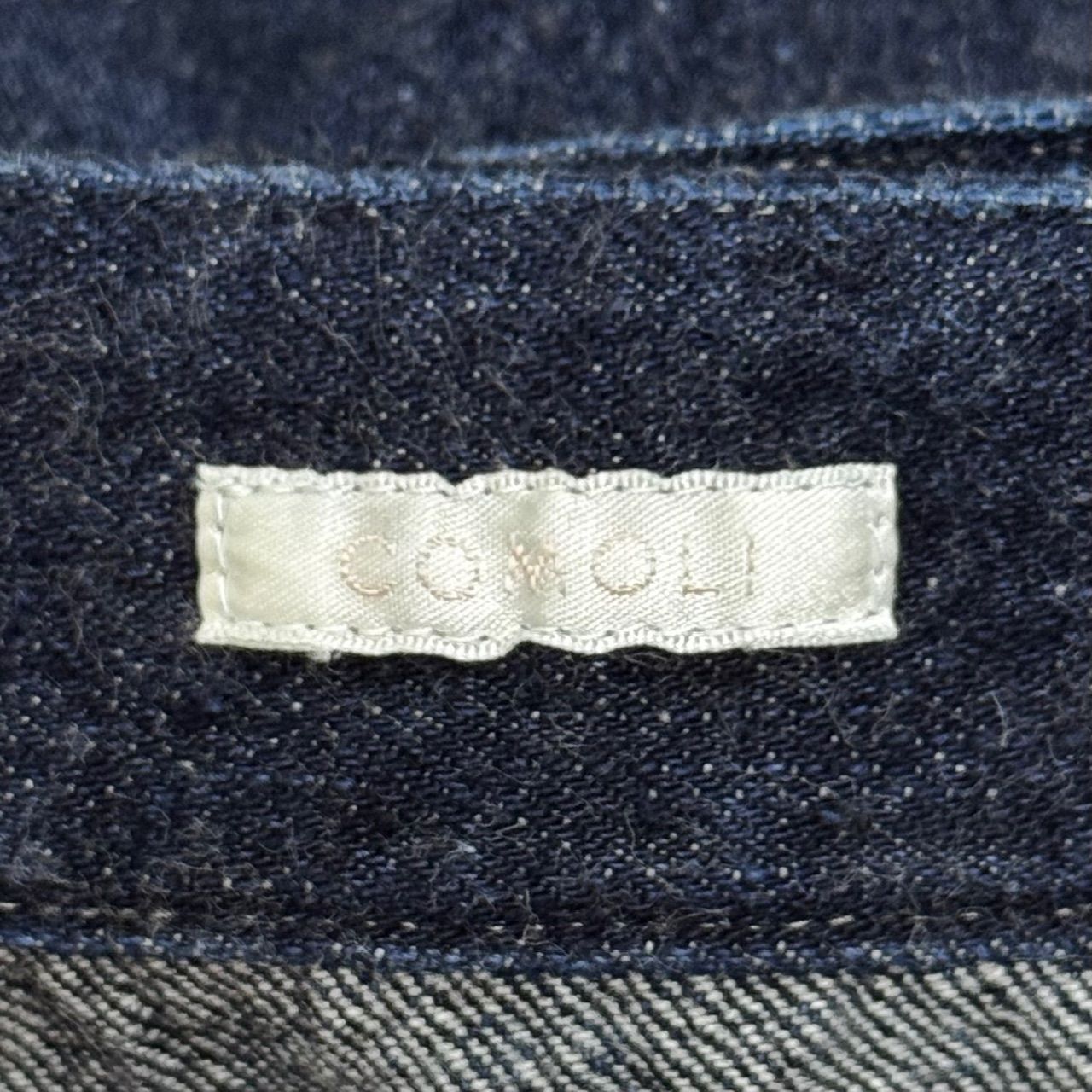 COMOLI デニム ベルテッドパンツ コモリ A03-03001 インディゴ 3 COMOLI デニム ベルテッドパンツ コモリ A03-03001 インディゴ 3