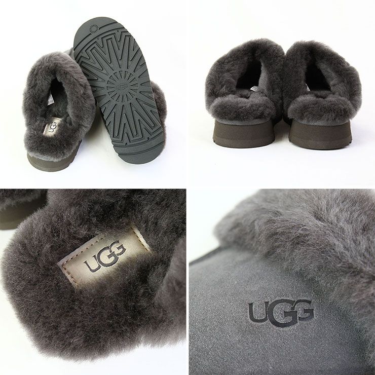 UGG W DISQUETTE ムートンブーツ 7 (チャコール) UGG W DISQUETTE ムートンブーツ 7 (チャコール) UGG ムートンブーツ