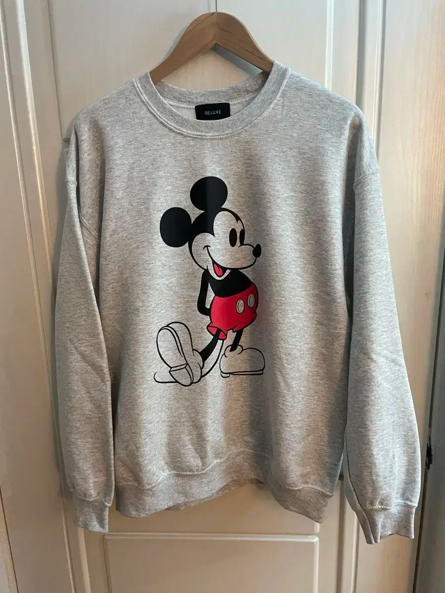 L DELUXE2003 mickey スウェットシャツ グレー COLOR