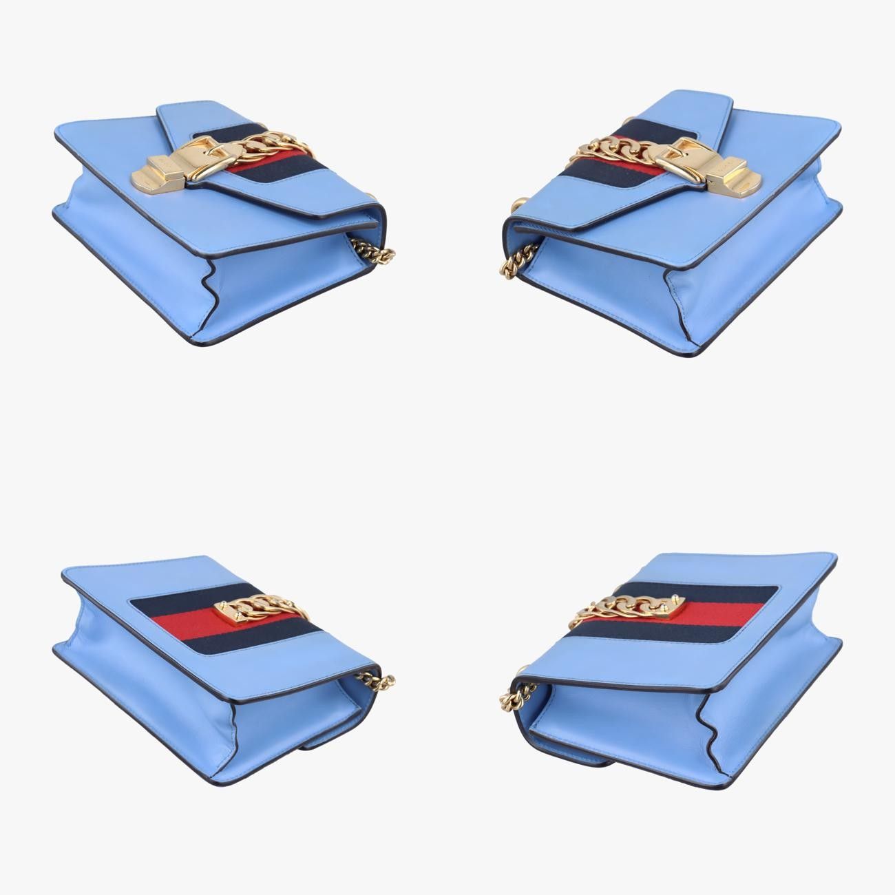 グッチGucciシルヴィブルーレザー431666G021753288