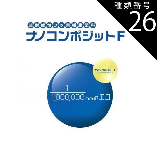 種類26 NF-28 水谷ペイント ナノコンポジットF 4kg 各色 標準色