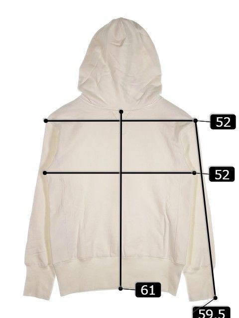 Maison Margiela 10 メゾンマルジェラ 21SS 1CON Hoodie アイコン スウェットパーカー 後付け ホワイト Size  44 - メルカリ