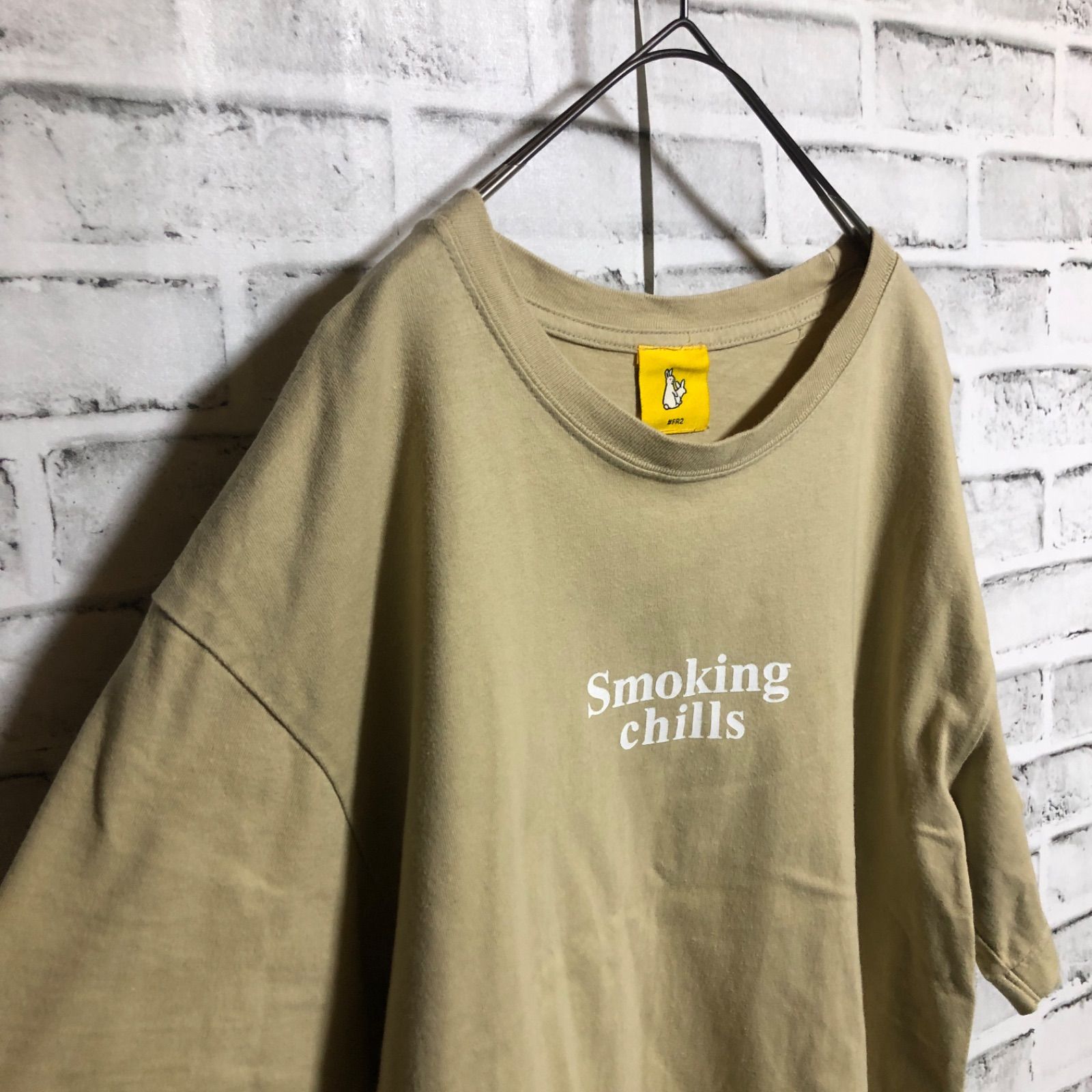 FR2⭐️ロッドマン Tシャツ L ベージュ Smoking Cills - メルカリ