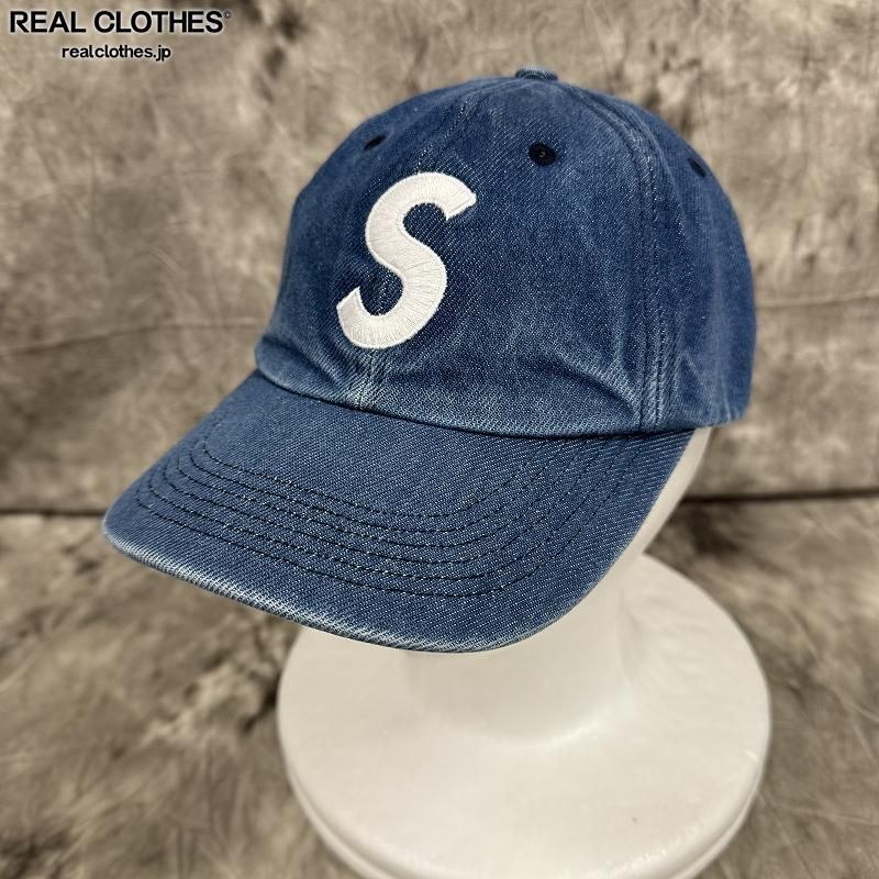 Supreme Sロゴ 6パネル Cap キャップ デニム