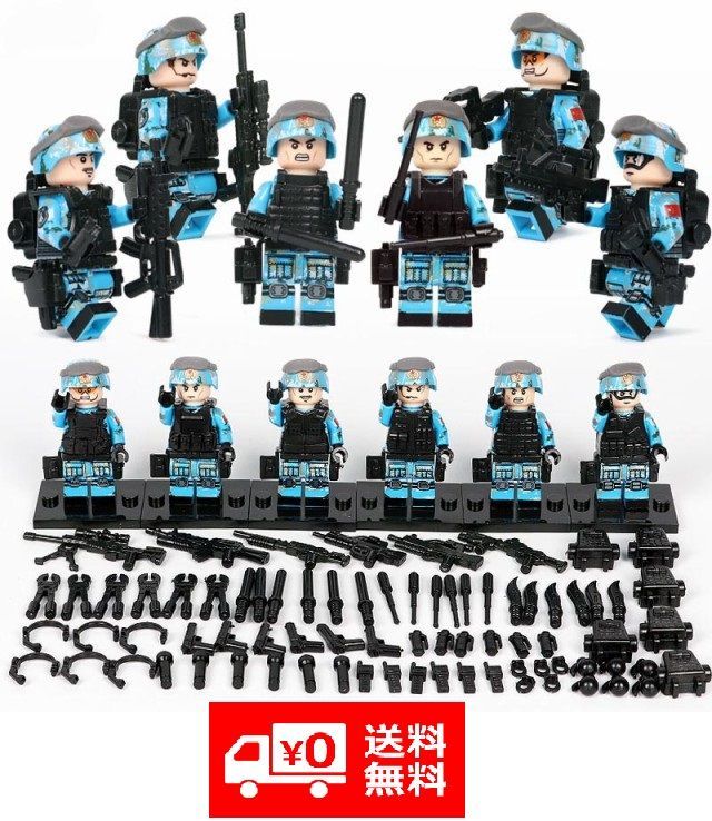 レゴ ブロック 互換 ARMY ロシア軍特殊部隊 アンチテロ部隊 6体 D220