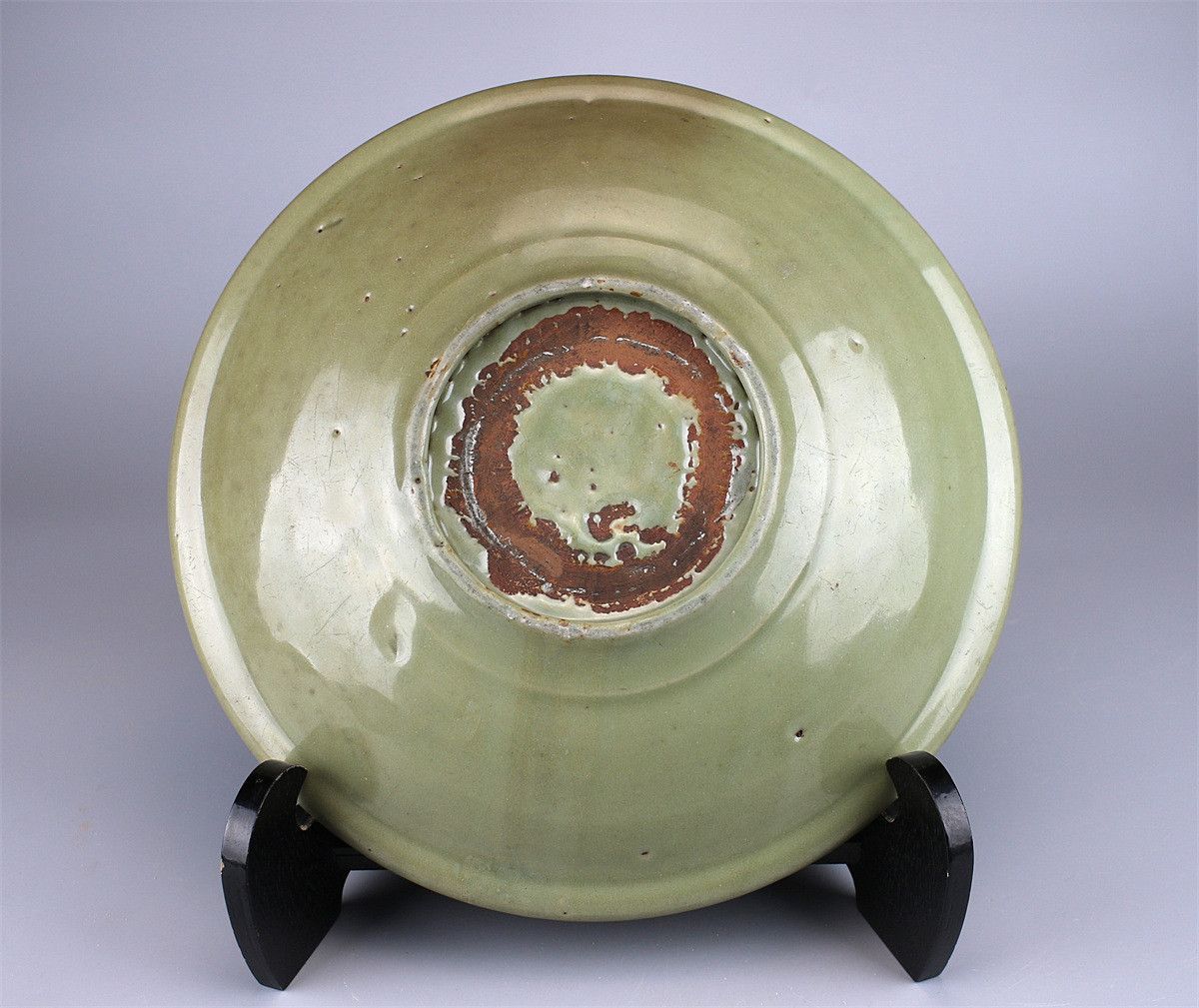 明時代　龍泉窯青磁大皿　箱付き 明代龍泉窯青磁の研究: 琉球出土資料の編年と分類 | 柴田 圭子 |本