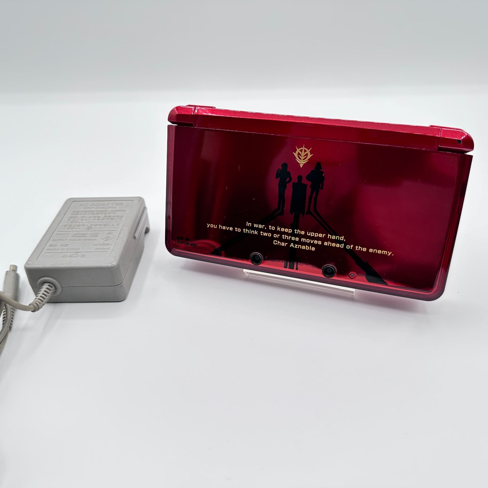 ニンテンドー3DS SDガンダム G-GENERATION 3D シャア モデル レッド 動作 済み