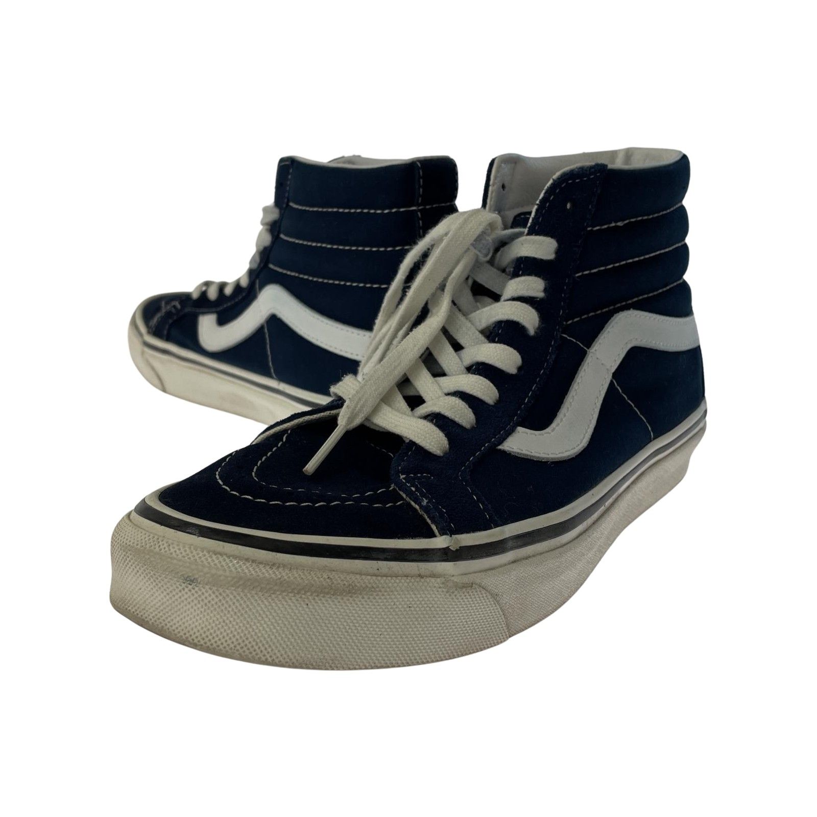 VANS バンズ ハイカットスニーカー size26cm/ネイビー×ホワイト メンズ 