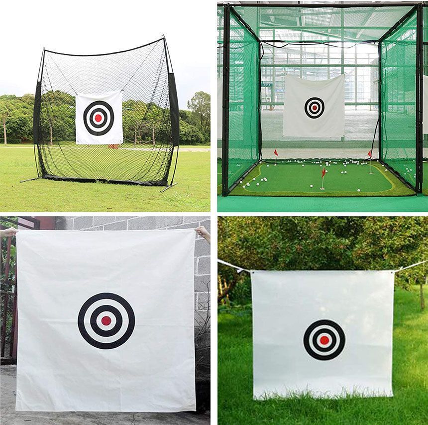 ゴルフターゲット2枚セットポータブルcm150x練習器具ゴルフ用ゴルフ標的ターゲット折りたたみ式設置簡単