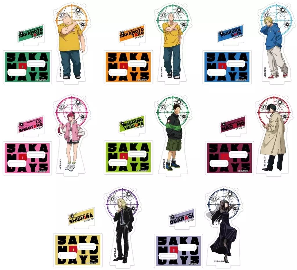 アクリルスタンド アクリルパネル 全8種セット アクリルスタンドコレクションLite SAKAMOTO DAYS