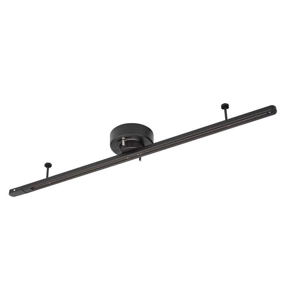 【在庫セール】ブラック 1m ORL-C100AK 引掛けシーリング直接設置式 06-5016 ライティングダクトレール オーム電機