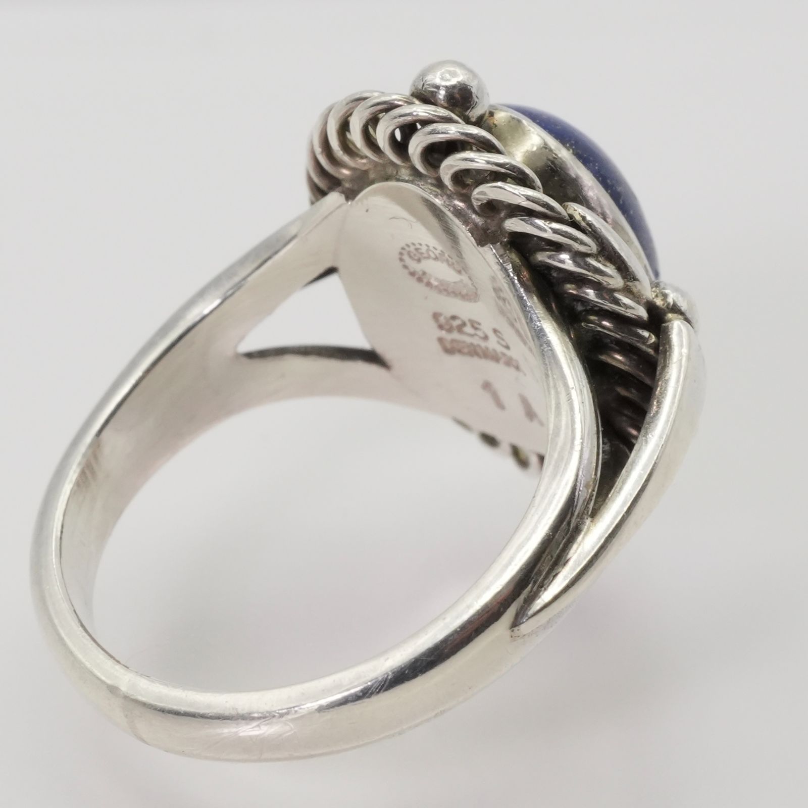 ヴィンテージ ジョージジェンセン 1A リング ラピスラズリ/24-4456