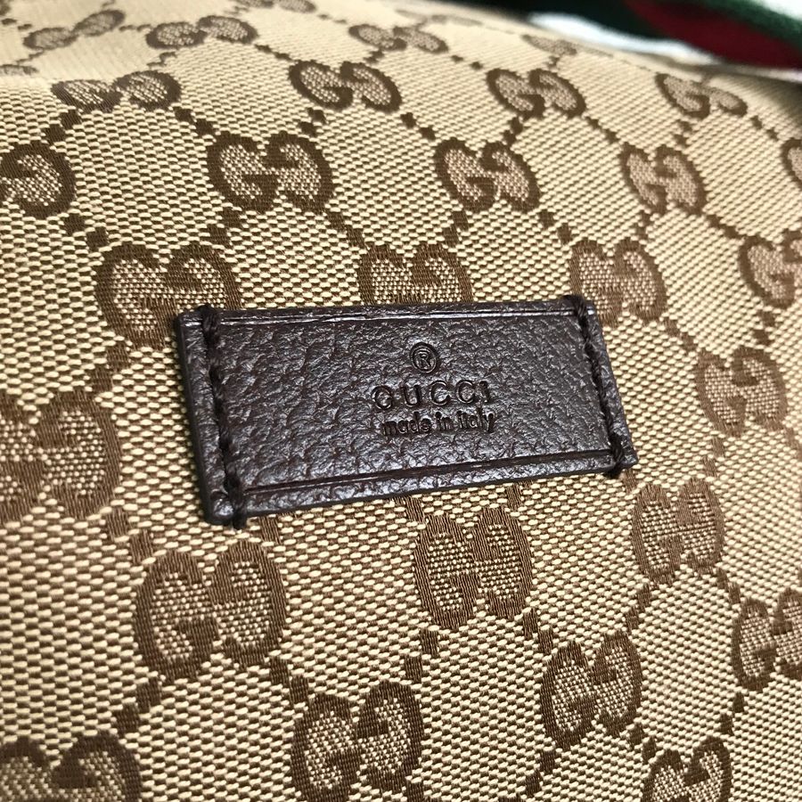 グッチ GUCCI GGスプリーム 235135 ベージュ キャンバス ボストン