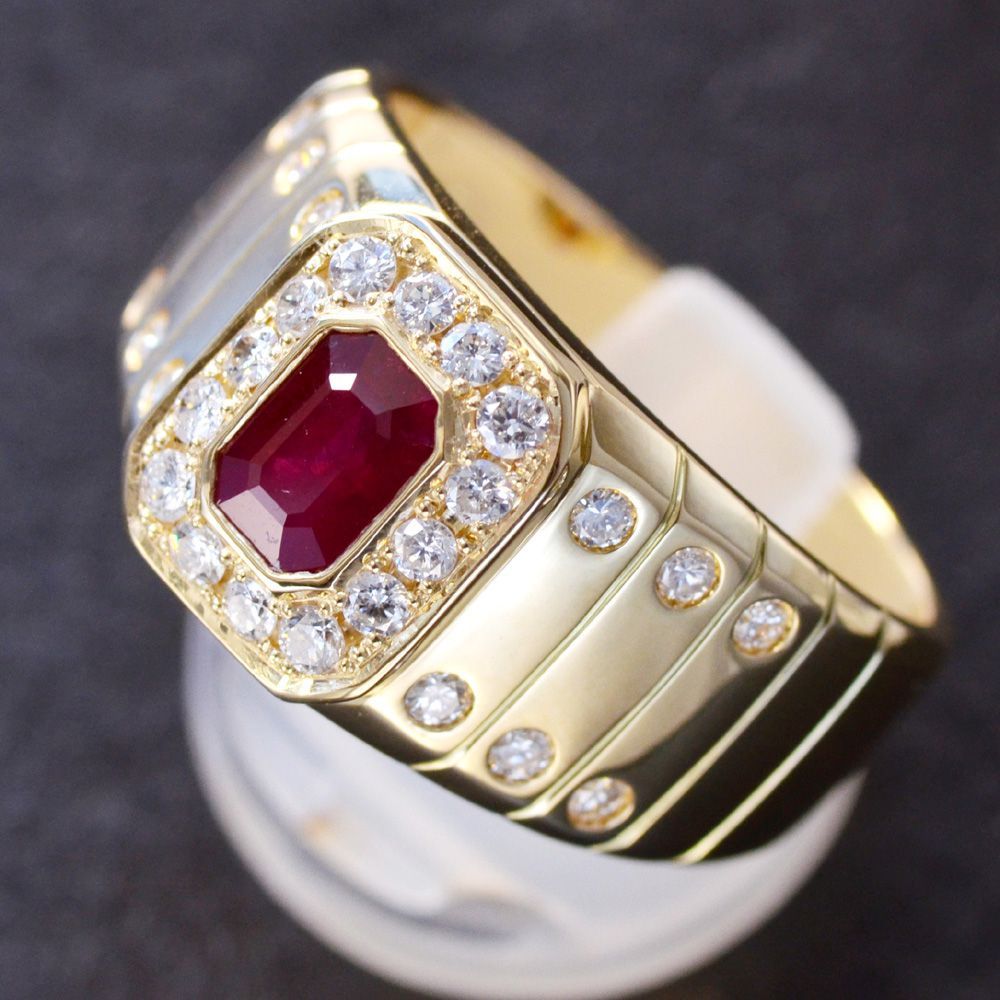 k9 ヴィンテージシグネットリング 印台リング k18 アヴァランチ好きに