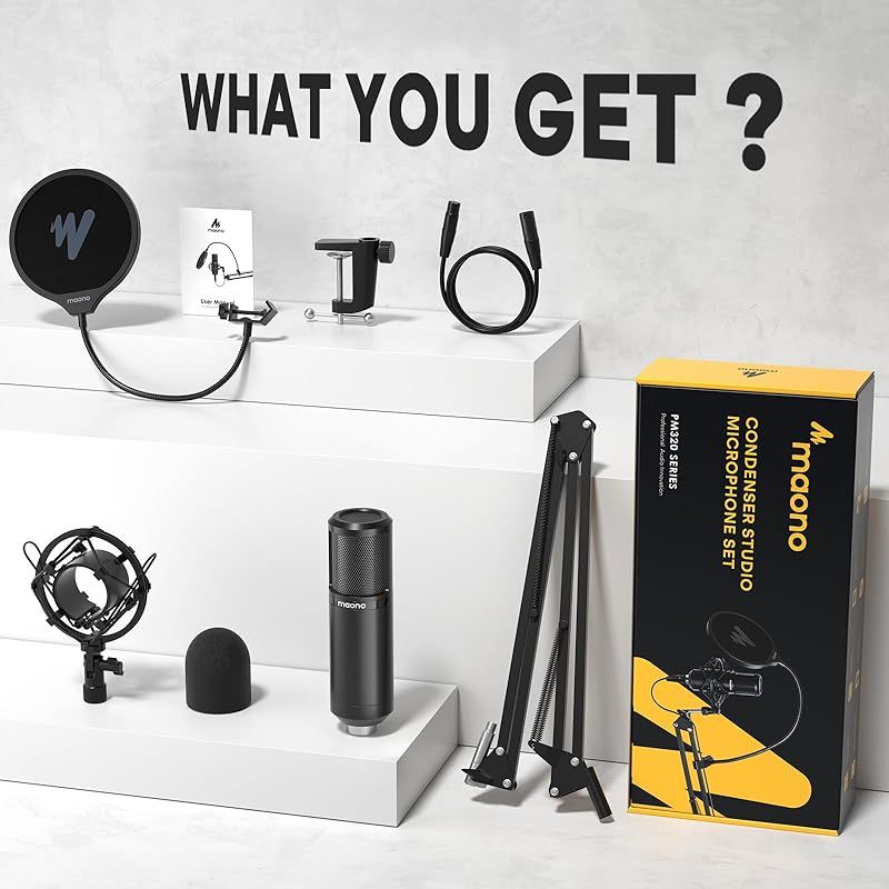 maonoCASTER 配信ミキサー＆機材セット MAONO オーディオミキサー 配信機材セット maonoCASTER 配信