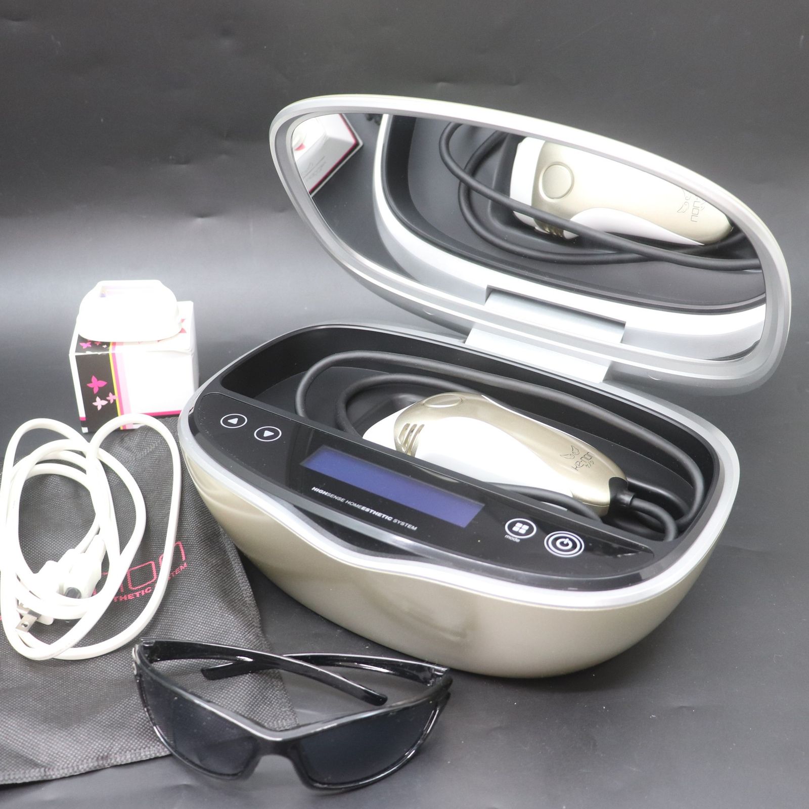 【使用僅少／付属品全付】脱毛器 ケノン Ver8.5 シャンパンゴールド ケノン 脱毛器 エムテック ver8.5j シャンパンゴールド 【公式通販】