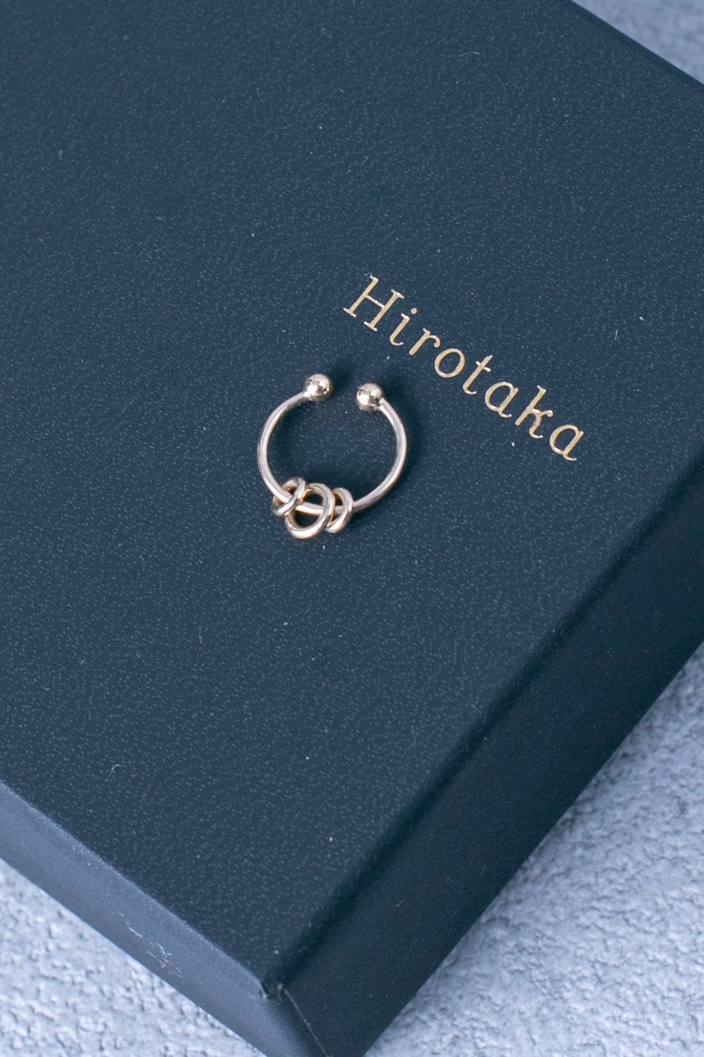 hirotaka ヒロタカ　All About   3 サークル イヤーカフ33000円のお品です