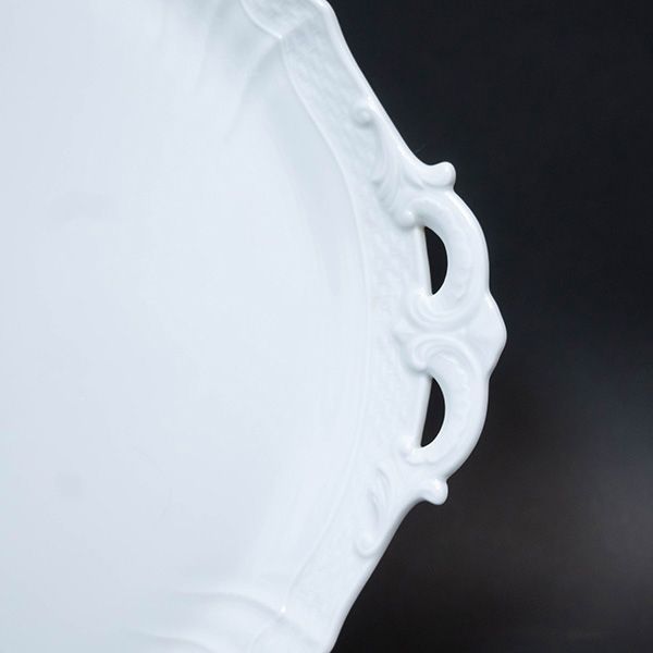 リチャード・ジノリ 注文 ベッキオホワイト 34cmケーキトレイ