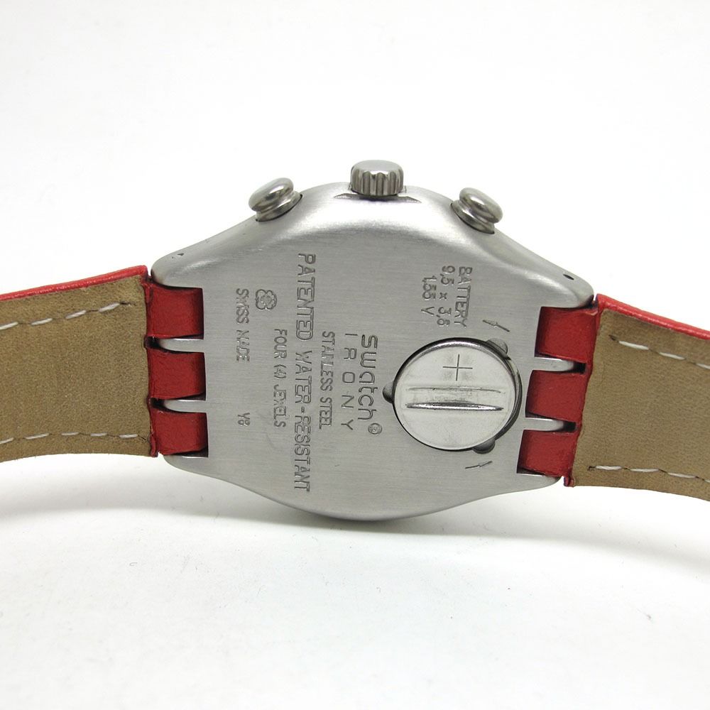 Swatch スウォッチ 腕時計 YCS558 RED WINK クロノグラフ クォーツ