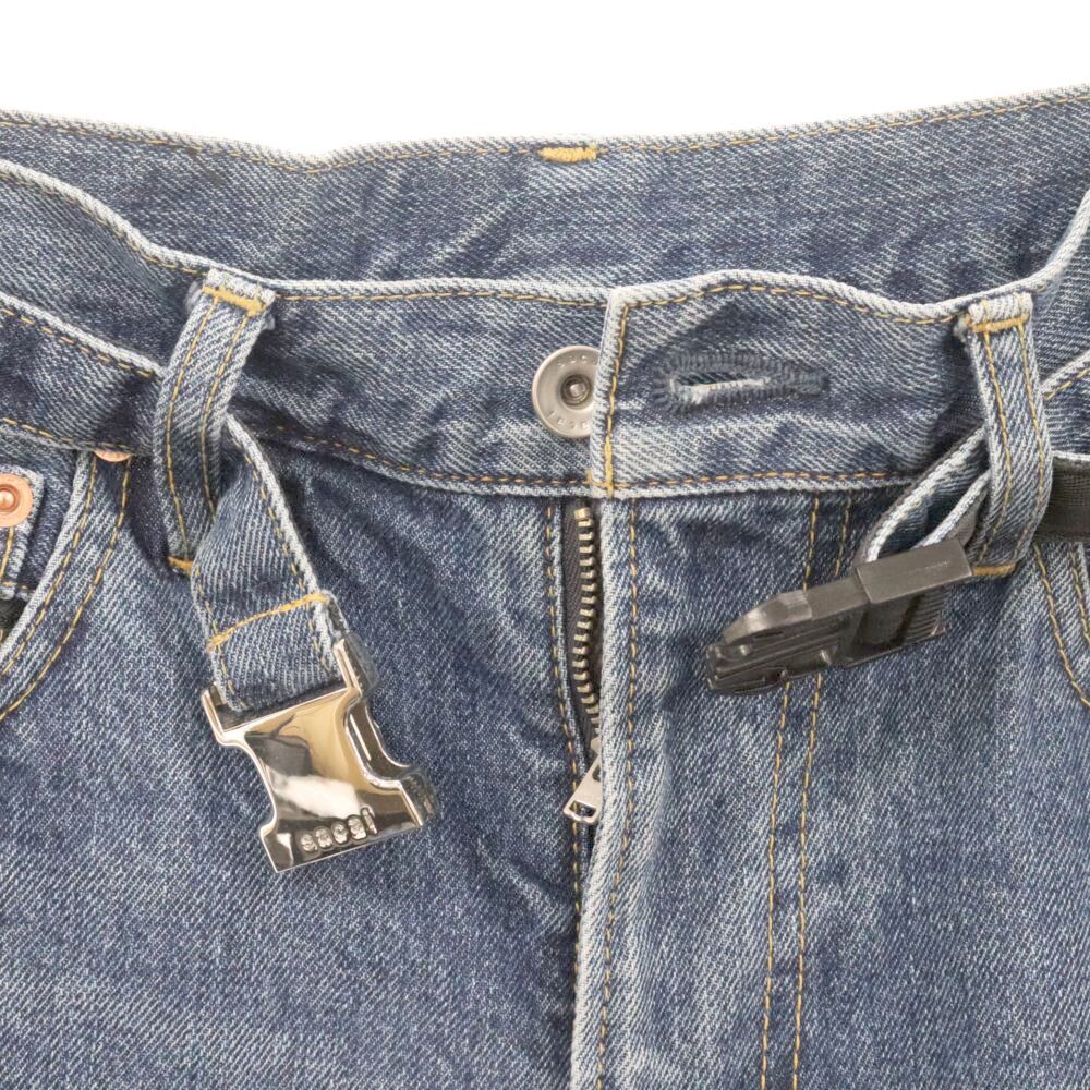 Sacai (サカイ) 23SS Boot Cut Denim Pants ベルテッド ブーツカット 