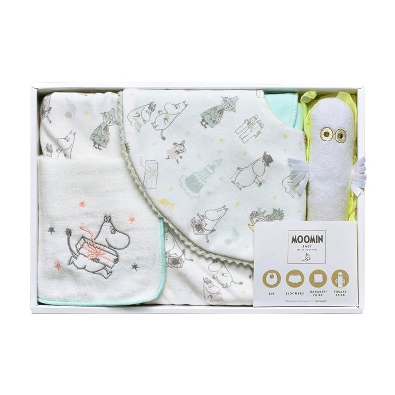 DADWAY ダッドウェイ MOOMIN BABY ムーミンベビー ギフトセット|M|ニョロニョロ 洋服 おもちゃ 出産祝い STMB002200021