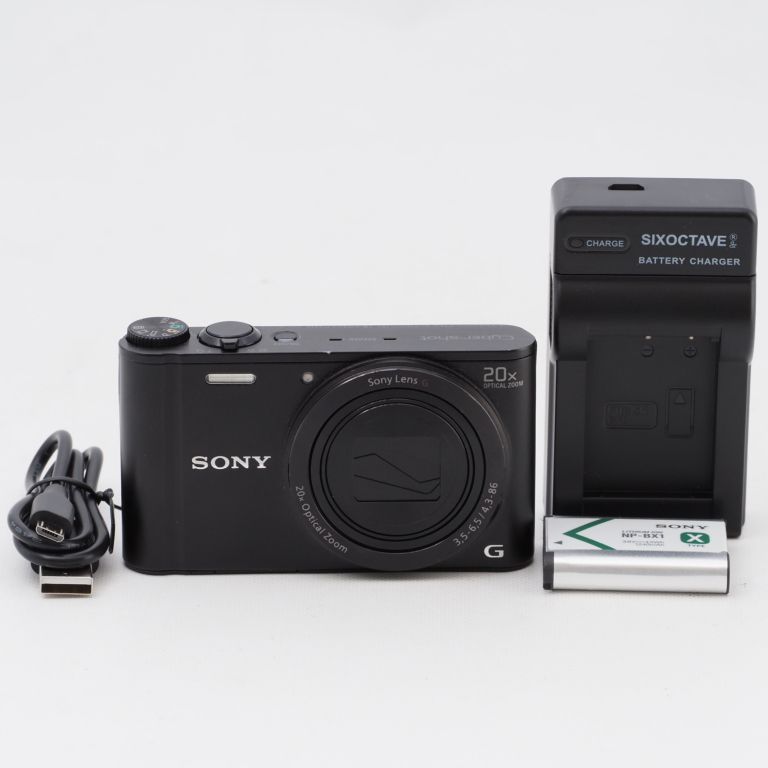 SONY ソニー Cyber-shot WX300 2110万画素 光学20倍 ブラック DSC