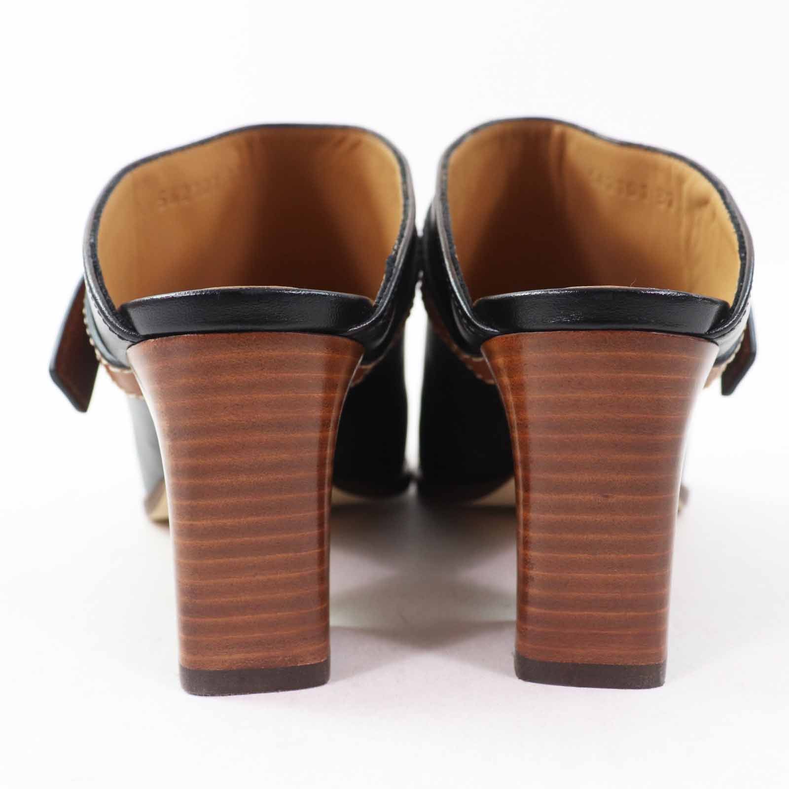 円高還元 ロエベ 未使用品◎LOEWE GATE レザー ミュール ゲート 70 MULE 靴